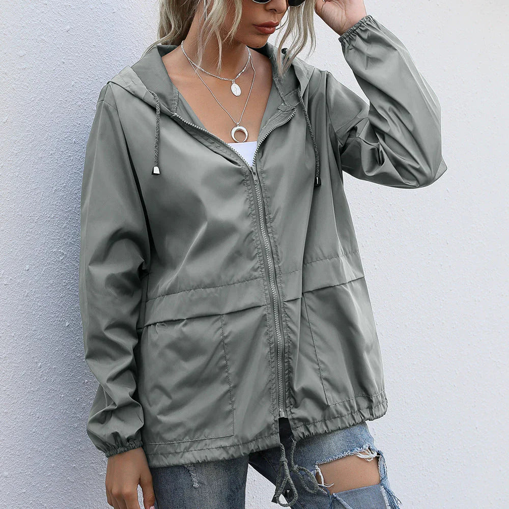 Fila - giacca casual con cappuccio e colletto rigido