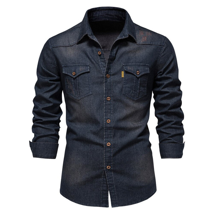 George - Camicia di jeans elasticizzata in cotone