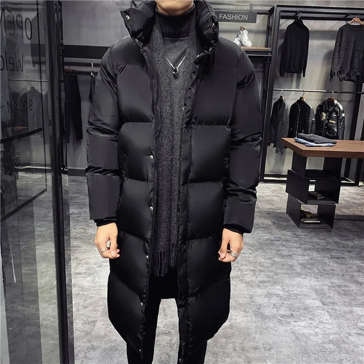 Victor - Manteau long à la mode en coton pour hommes