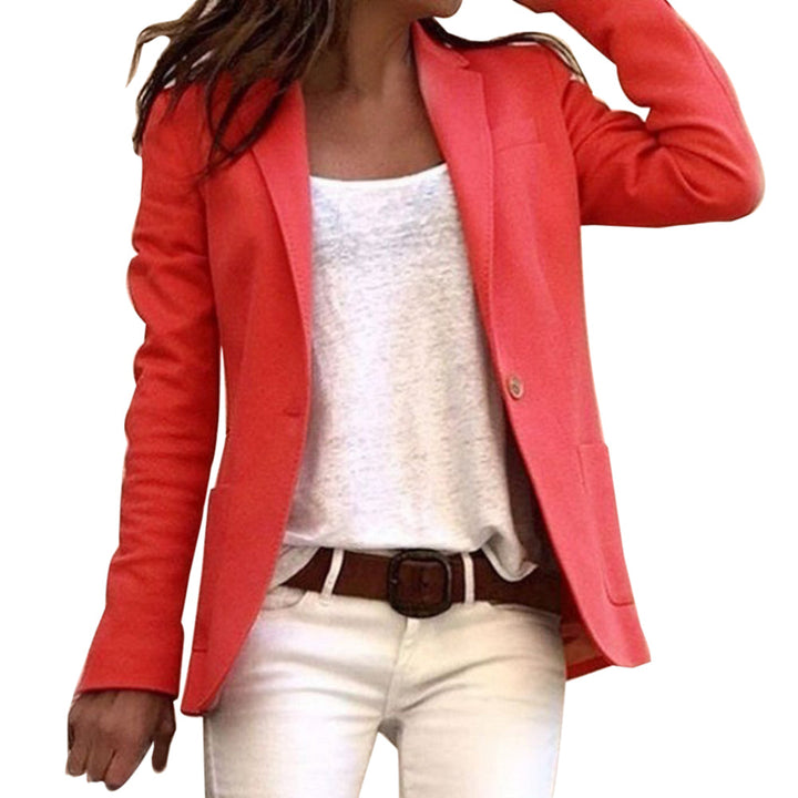 Renata revers à bouton, slim, manches longues, blazer