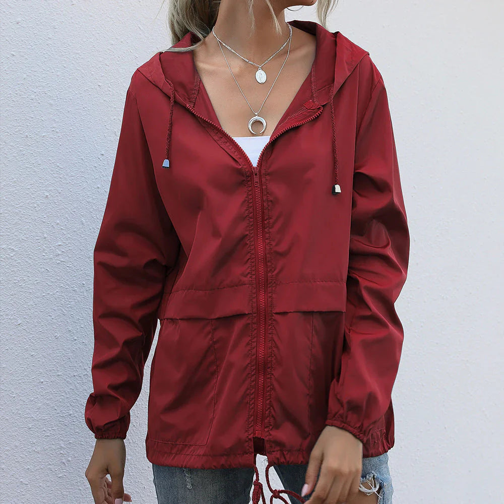 Fila - giacca casual con cappuccio e colletto rigido
