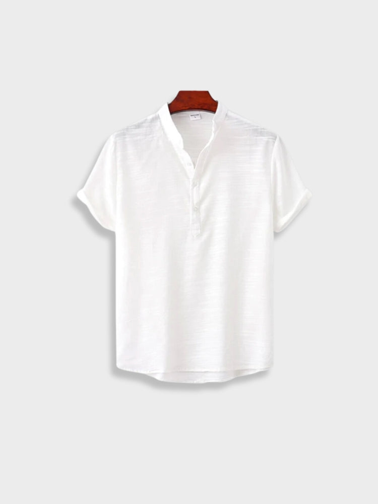 Chemise d'été en lin pour hommes