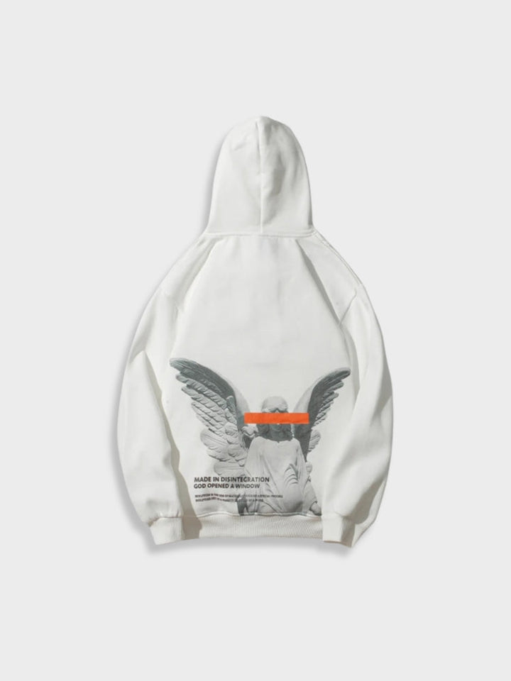 Lässiger Baumwolle Bedruckter Zwei-Taschen Hoodie Für Herren | Perfekt für Casual Tage