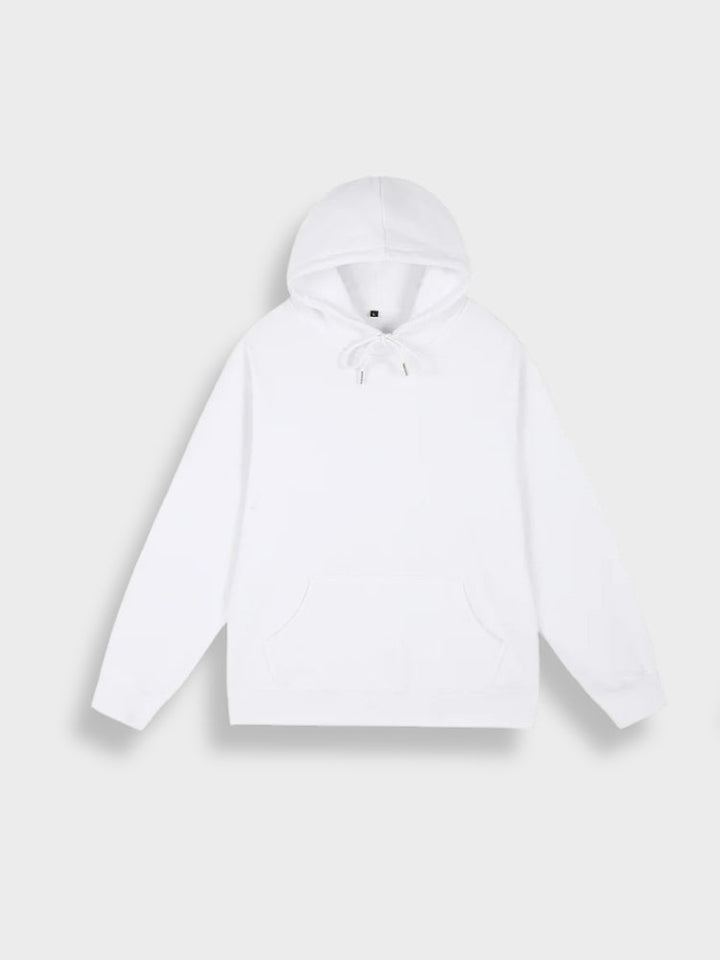 Lässiger Einfarbig Bedruckter Rücken Hoodie Für Herren | Perfekt für Lässige Tage