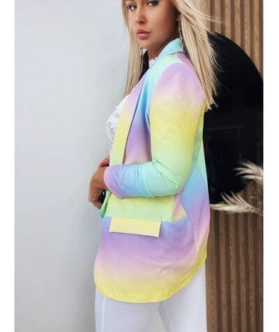 Morgane - Langärmelige Tie-Dye-Blazer