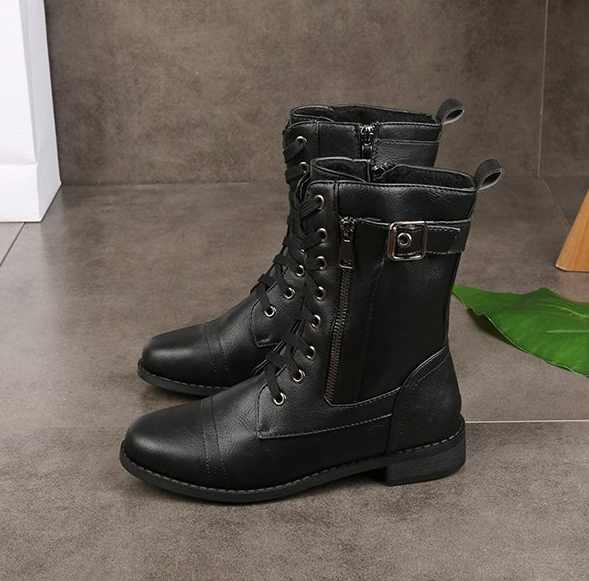 Linnea - Bottines courtes à talon épais