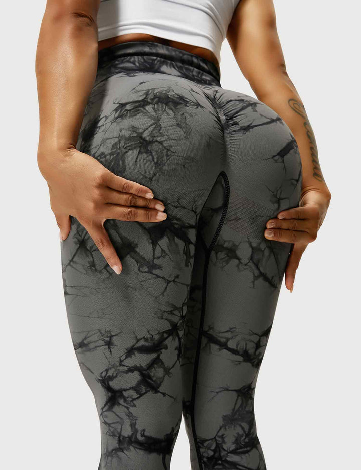 Leggings de sport pour femmes sans couture avec taille haute – opaque, sculptant la silhouette et confortable