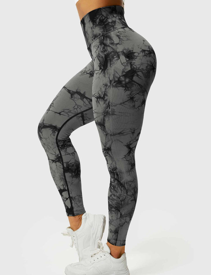 Leggings de sport pour femmes sans couture avec taille haute – opaque, sculptant la silhouette et confortable