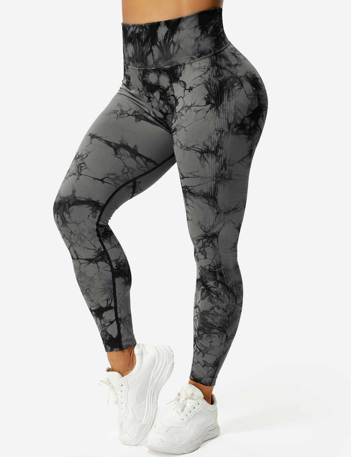 Leggings de sport pour femmes sans couture avec taille haute – opaque, sculptant la silhouette et confortable