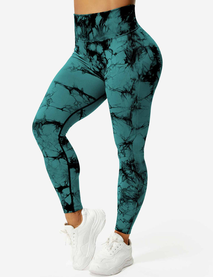 Leggings de sport pour femmes sans couture avec taille haute – opaque, sculptant la silhouette et confortable