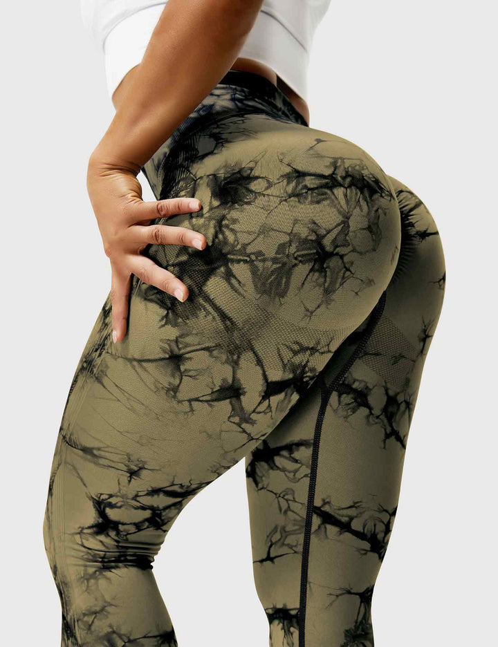 Leggings de sport pour femmes sans couture avec taille haute – opaque, sculptant la silhouette et confortable