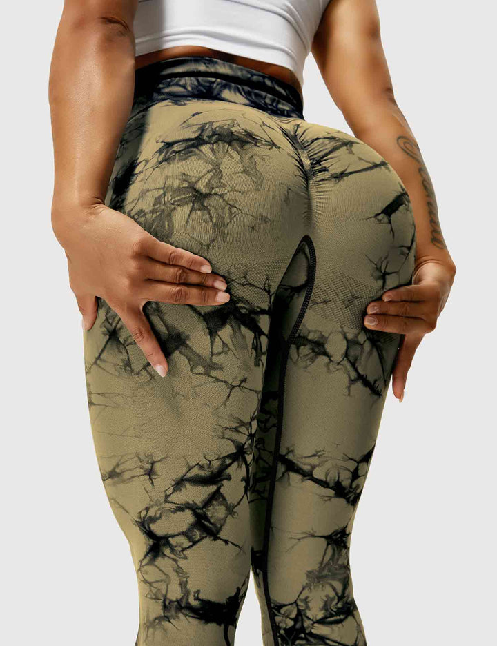 Leggings de sport pour femmes sans couture avec taille haute – opaque, sculptant la silhouette et confortable