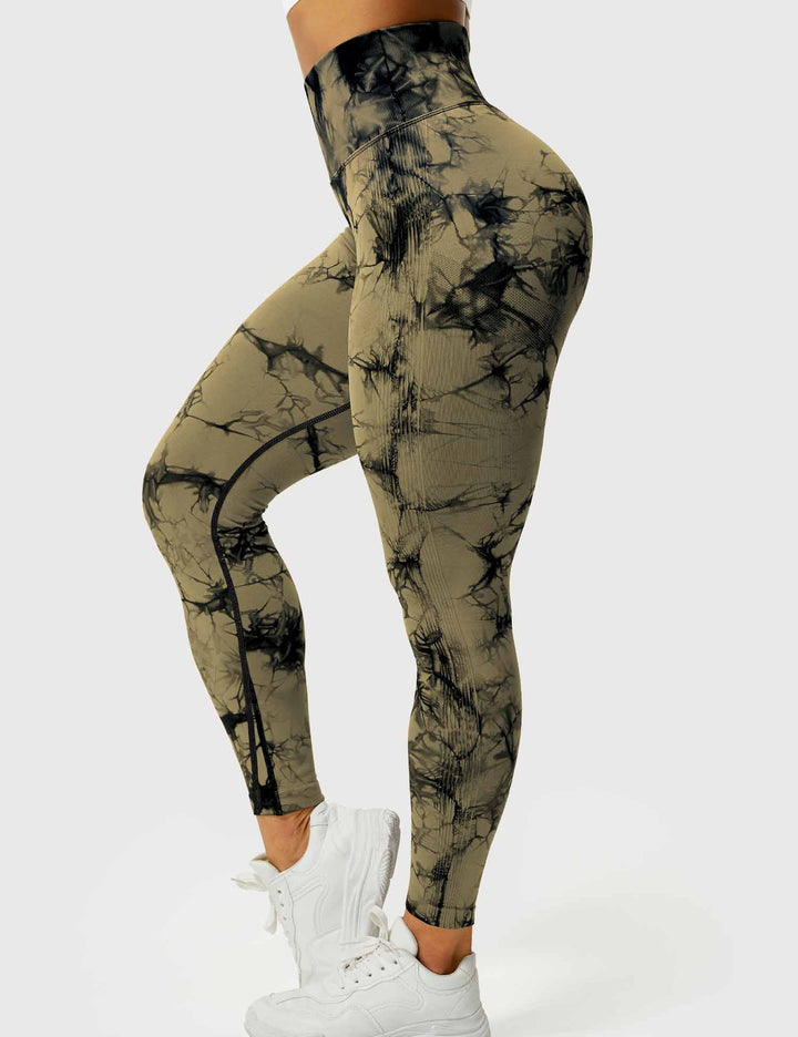 Leggings de sport pour femmes sans couture avec taille haute – opaque, sculptant la silhouette et confortable
