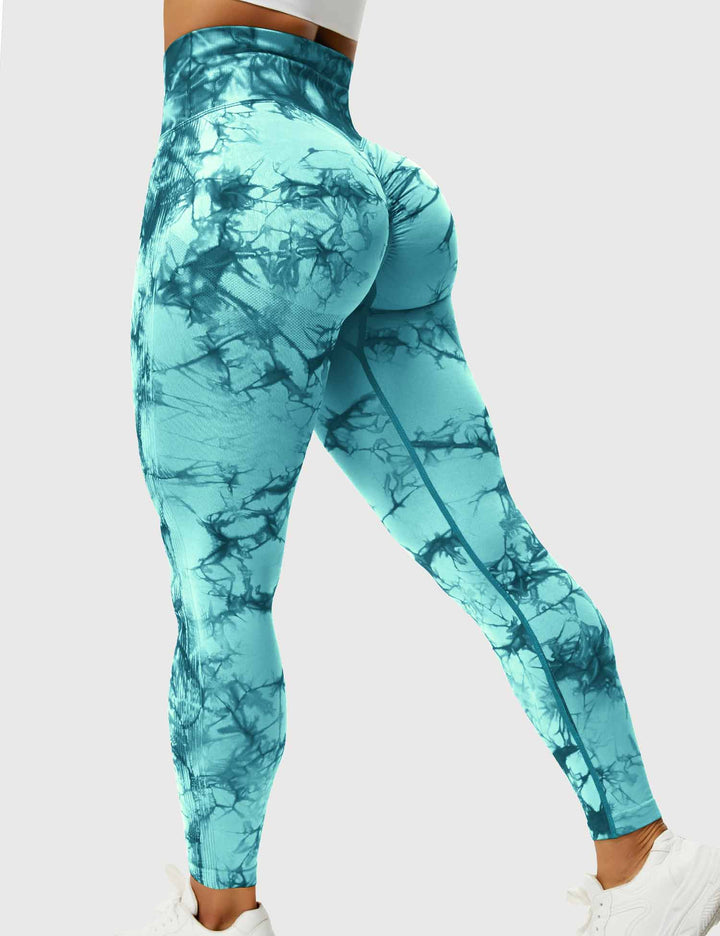 Leggings de sport pour femmes sans couture avec taille haute – opaque, sculptant la silhouette et confortable