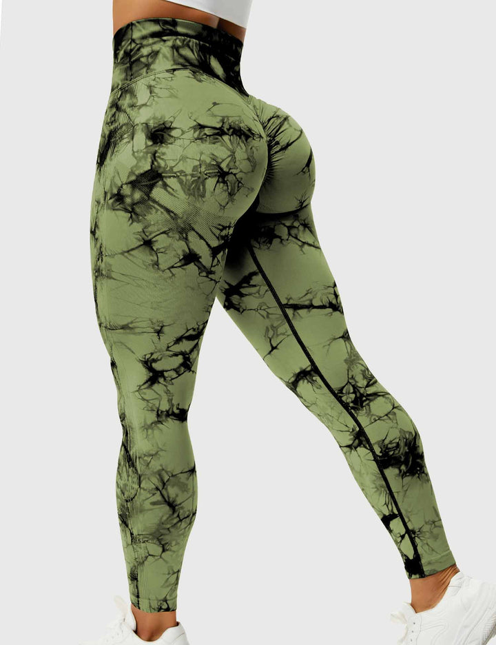 Leggings de sport pour femmes sans couture avec taille haute – opaque, sculptant la silhouette et confortable
