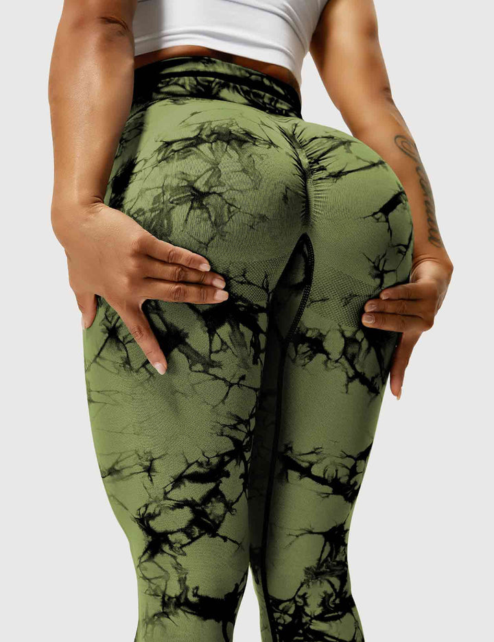 Leggings de sport pour femmes sans couture avec taille haute – opaque, sculptant la silhouette et confortable