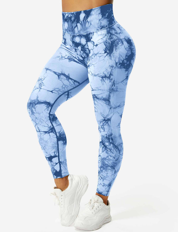 Leggings de sport pour femmes sans couture avec taille haute – opaque, sculptant la silhouette et confortable