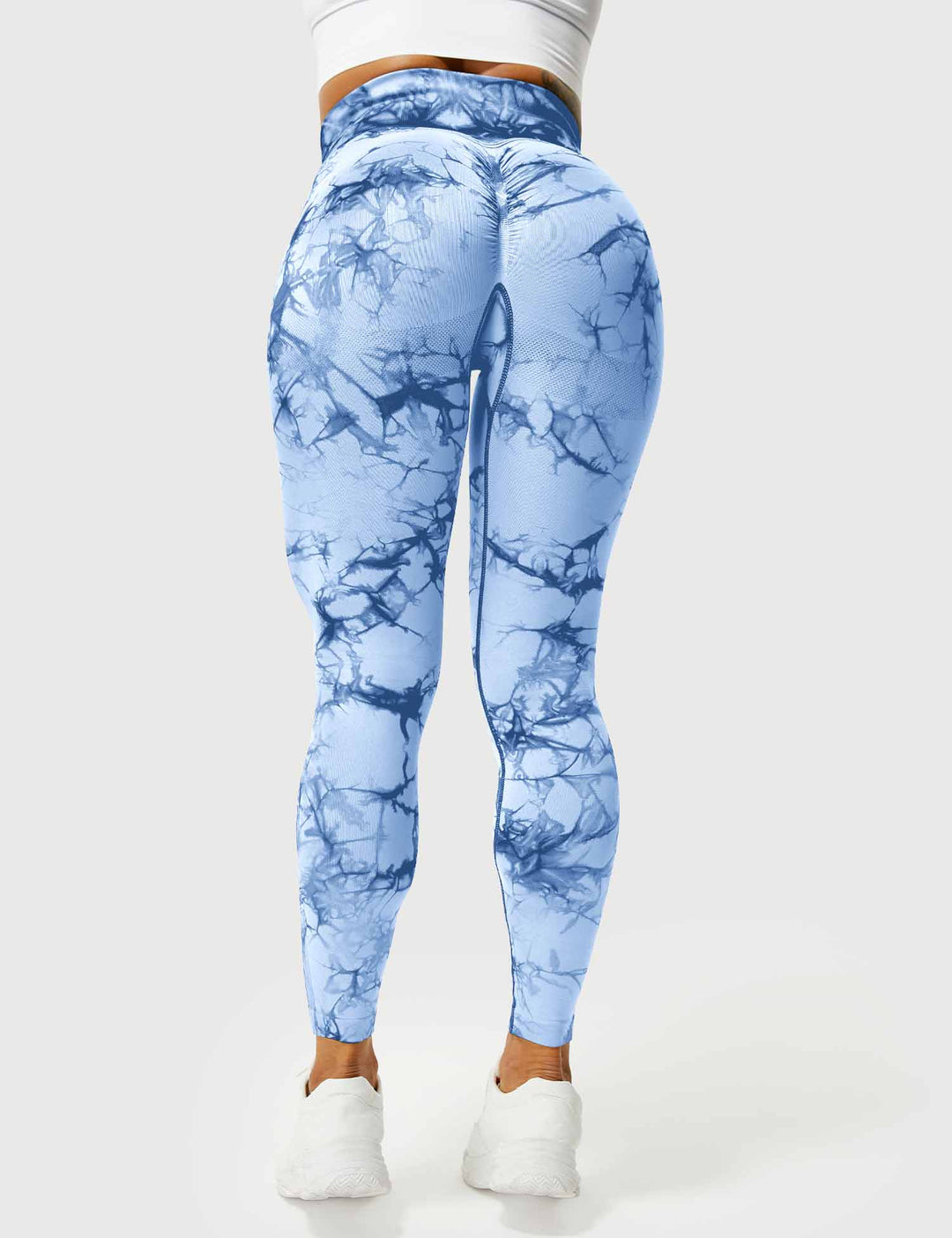 Leggings de sport pour femmes sans couture avec taille haute – opaque, sculptant la silhouette et confortable