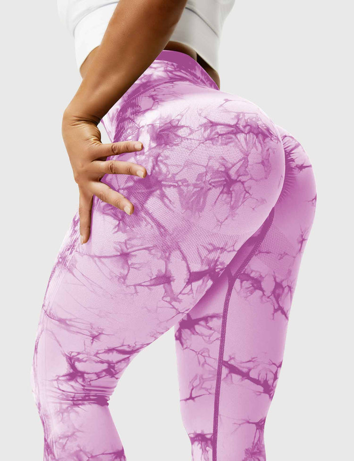 Leggings de sport pour femmes sans couture avec taille haute – opaque, sculptant la silhouette et confortable