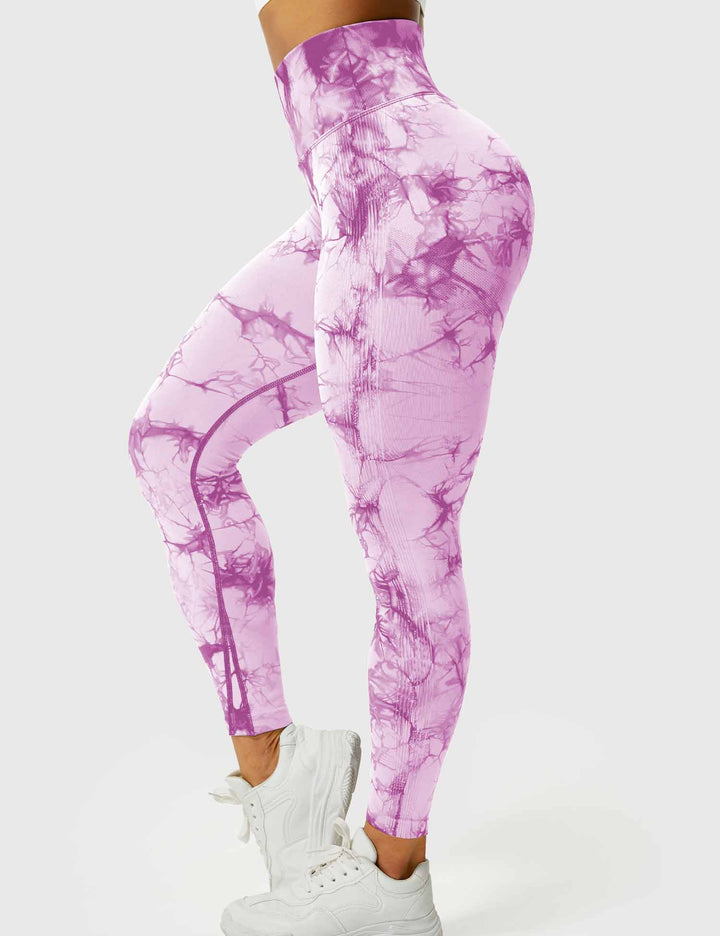 Leggings de sport pour femmes sans couture avec taille haute – opaque, sculptant la silhouette et confortable