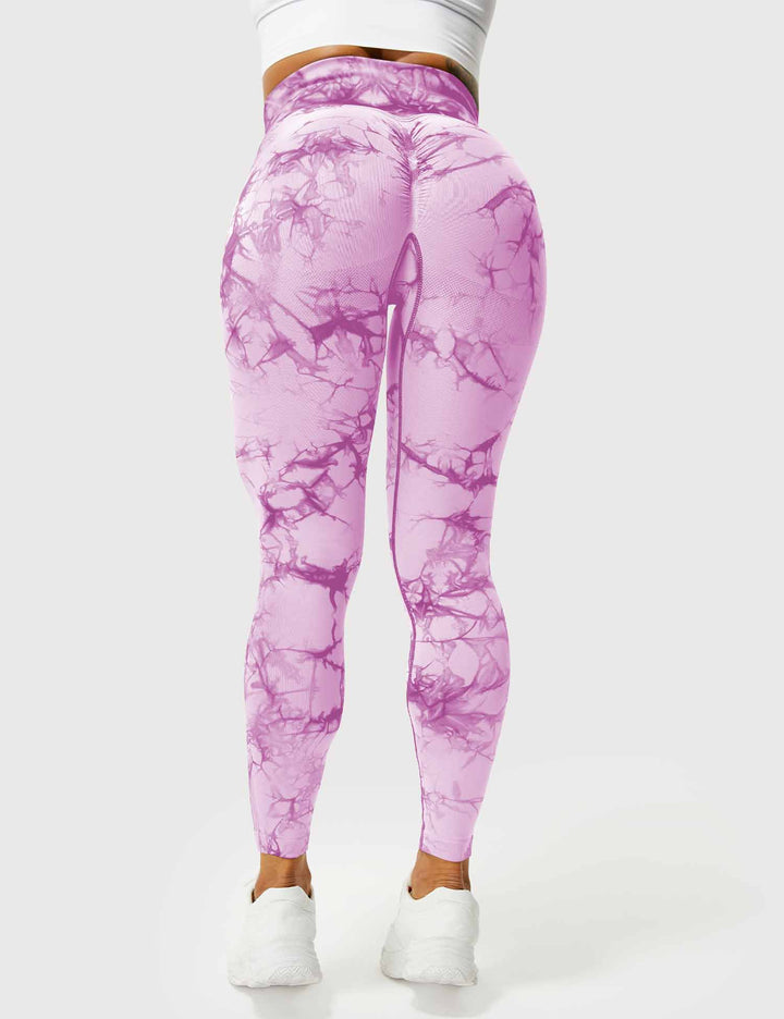 Leggings de sport pour femmes sans couture avec taille haute – opaque, sculptant la silhouette et confortable