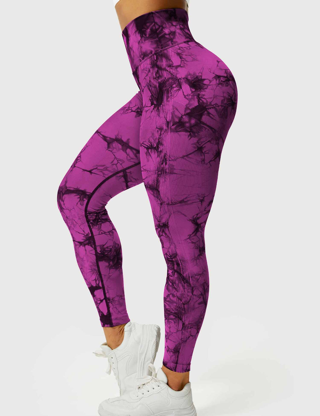 Leggings de sport pour femmes sans couture avec taille haute – opaque, sculptant la silhouette et confortable