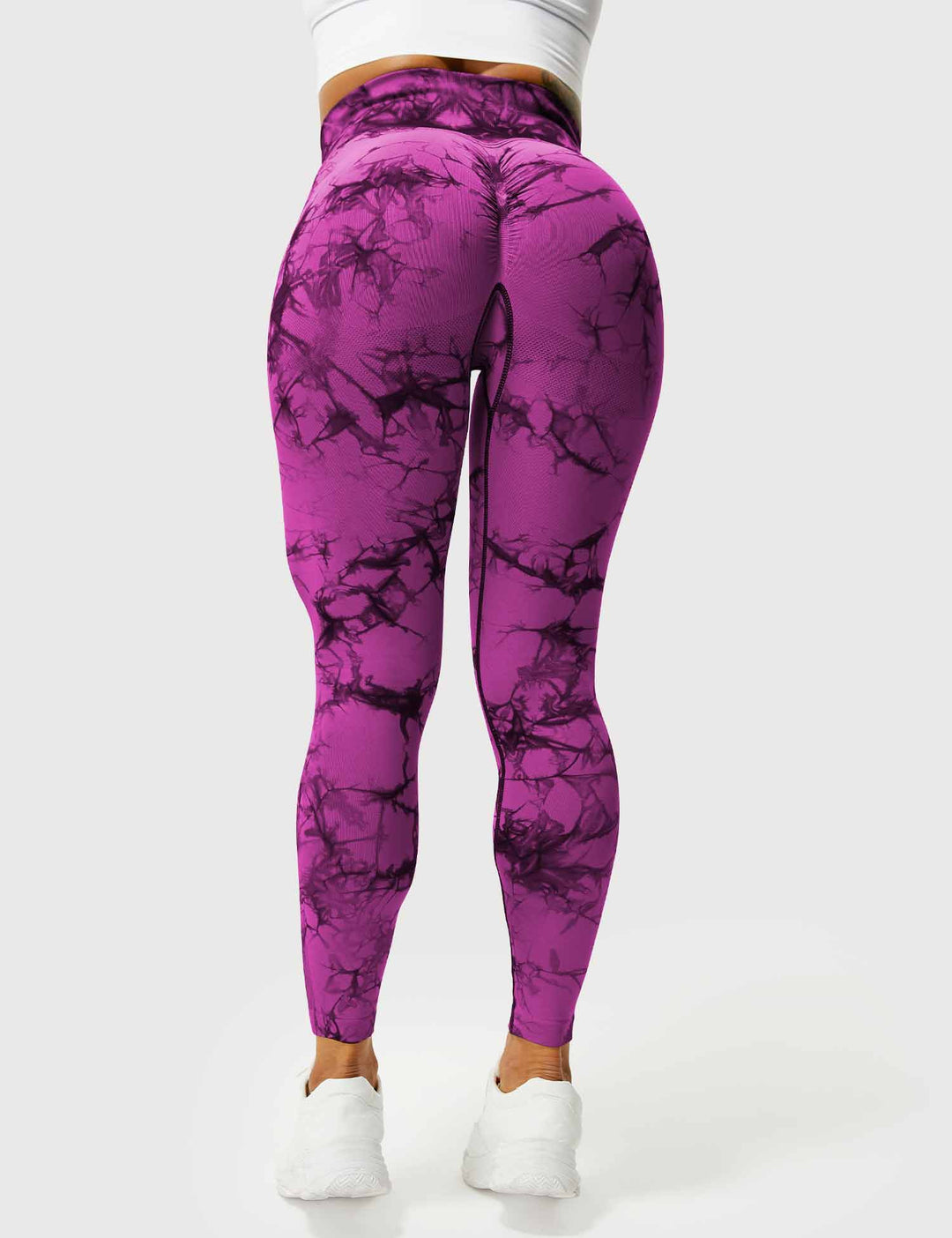 Leggings de sport pour femmes sans couture avec taille haute – opaque, sculptant la silhouette et confortable