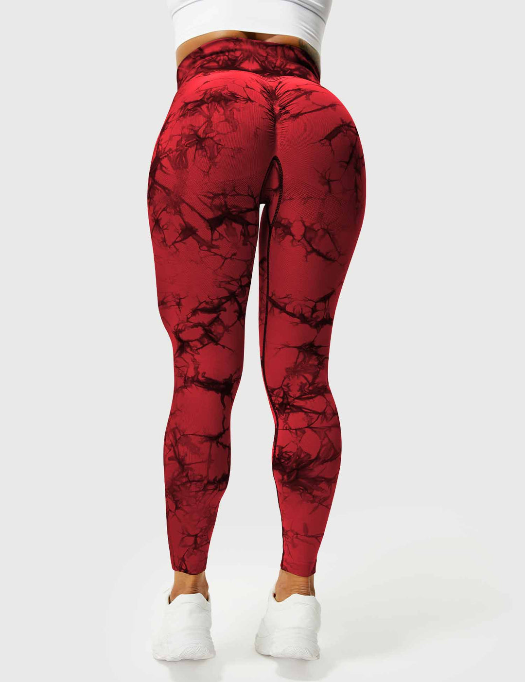 Leggings de sport pour femmes sans couture avec taille haute – opaque, sculptant la silhouette et confortable