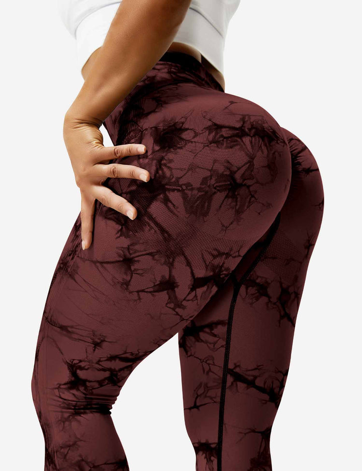 Leggings de sport pour femmes sans couture avec taille haute – opaque, sculptant la silhouette et confortable