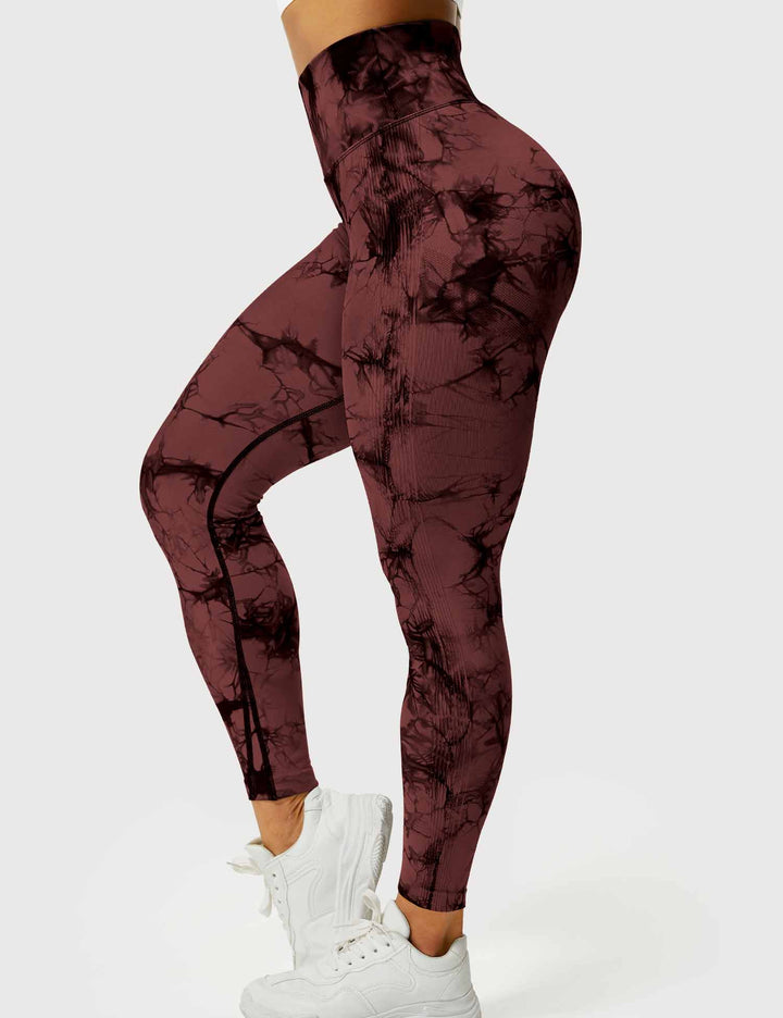 Leggings de sport pour femmes sans couture avec taille haute – opaque, sculptant la silhouette et confortable