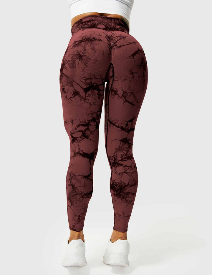Leggings de sport pour femmes sans couture avec taille haute – opaque, sculptant la silhouette et confortable