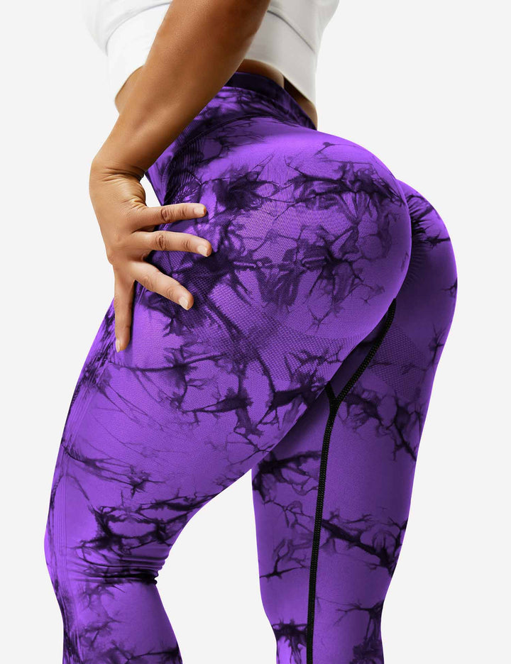 Leggings de sport pour femmes sans couture avec taille haute – opaque, sculptant la silhouette et confortable