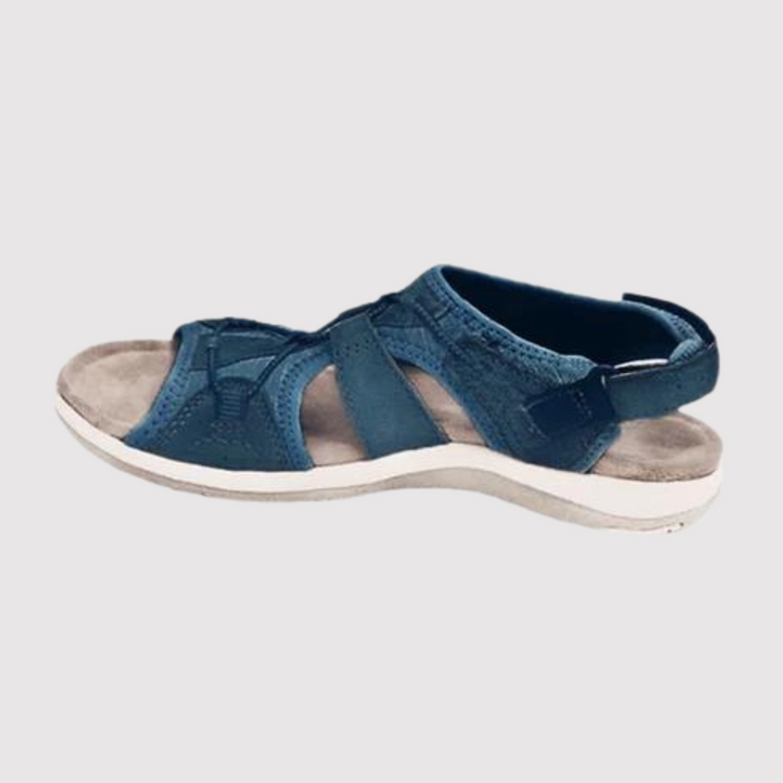 Sandales de trekking confortables pour femmes avec fermeture auto-agrippante et semelle antidérapante – Idéales pour l'été, les voyages et le quotidien