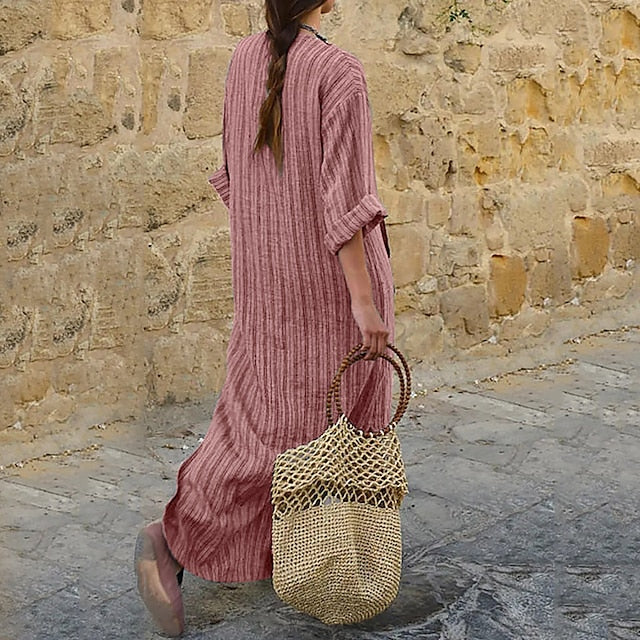 Monia - Abito estivo in misto cotone